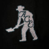 ACE X PASSPORT & Spade Embroidered Tee - Black