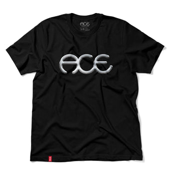 Ace Trucks Chrome Tee - Black