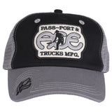 ACE X PASSPORT Packers Trucker Cap - Black/Steel